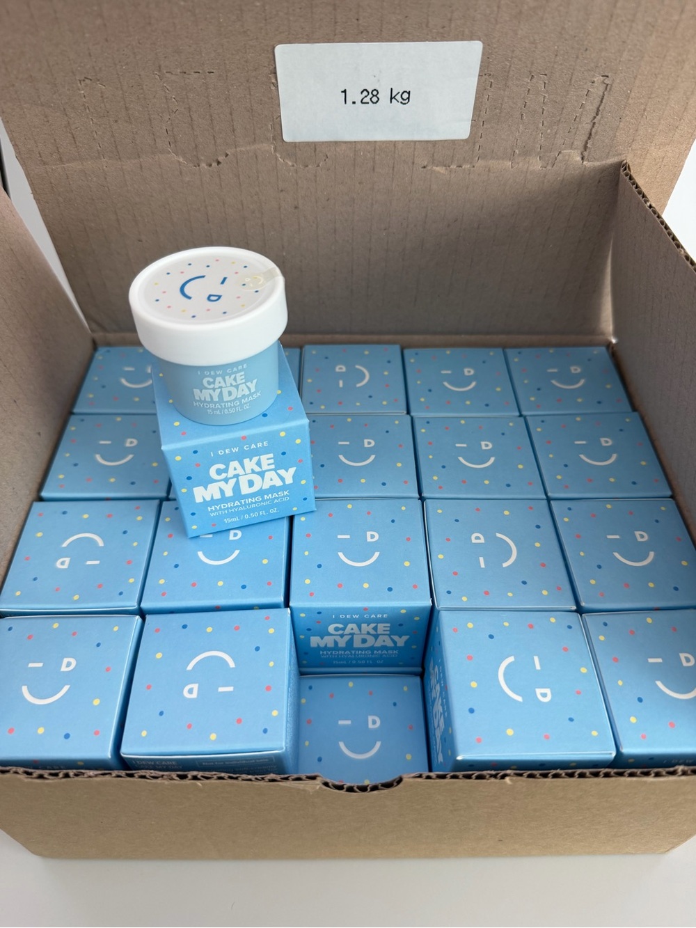 40 pcs x I dew care Cake My Day Hydrating Mask 15ml each, New in Box